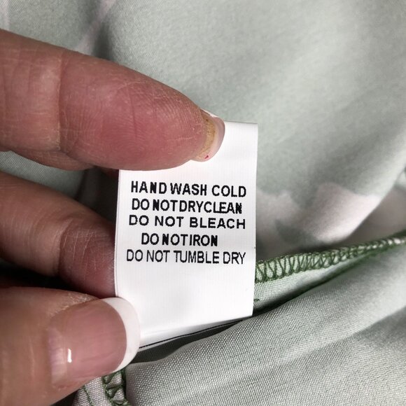 J Nna Briar Floral Blazer Womens Size Medium Green Cream Lightweight Jacket NEW - Picture 7 of 8